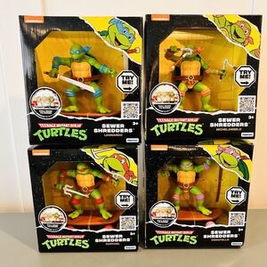 Teenage Mutant Ninja Turtles TMNT Sewer Shredders 5" Set of 4